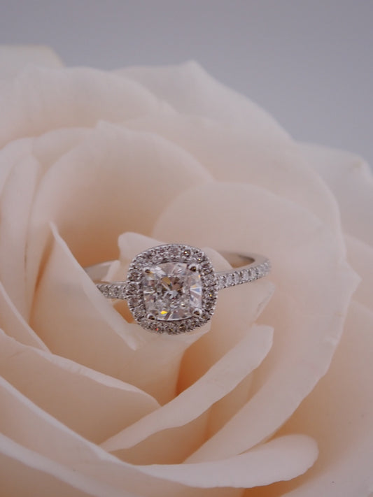 Daphne-Cushion Ring